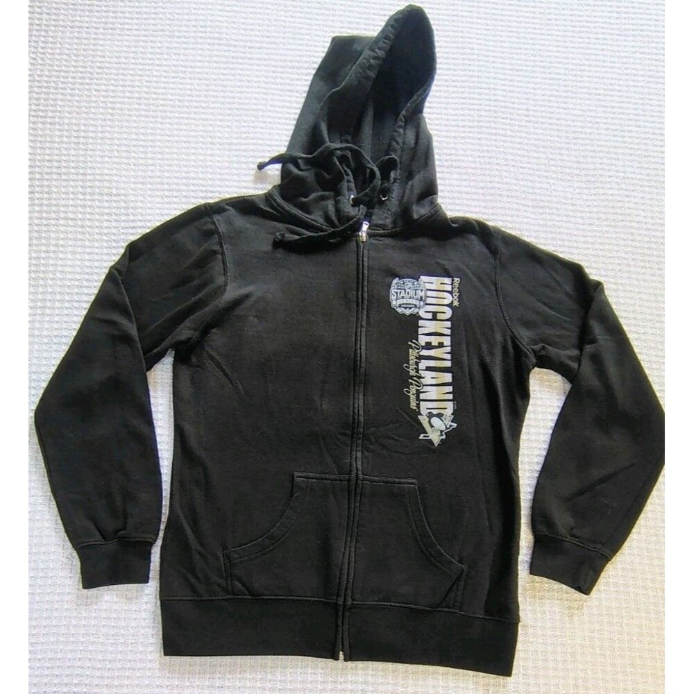 Reebok Hockeyland Stadium Series Pittsburgh Penguins Zip Hooded Sweatshirt NHL M